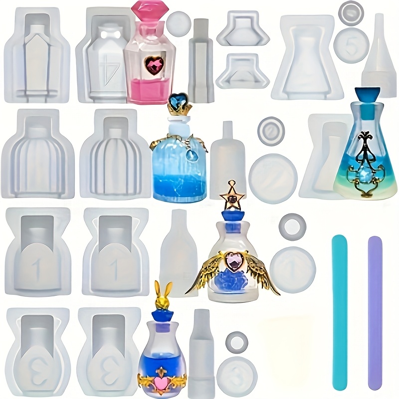 Resin Jewelry Kit - Un Juego de 5 Moldes de