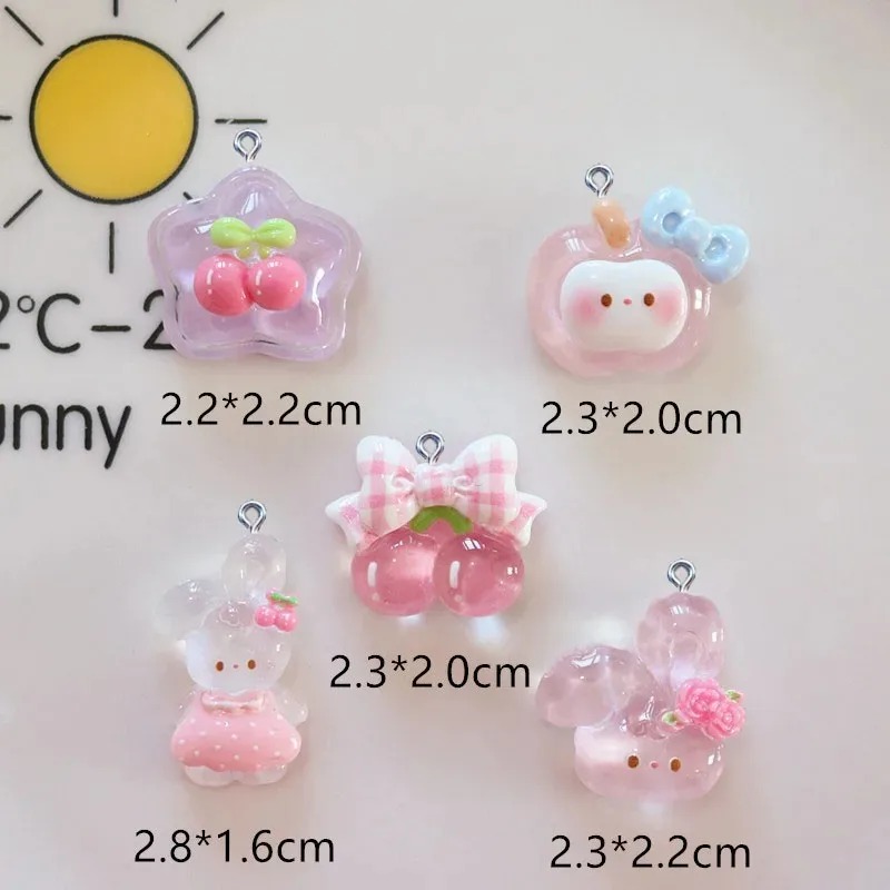 Resin Crafts Diy - 10 piezas de dijes de resina