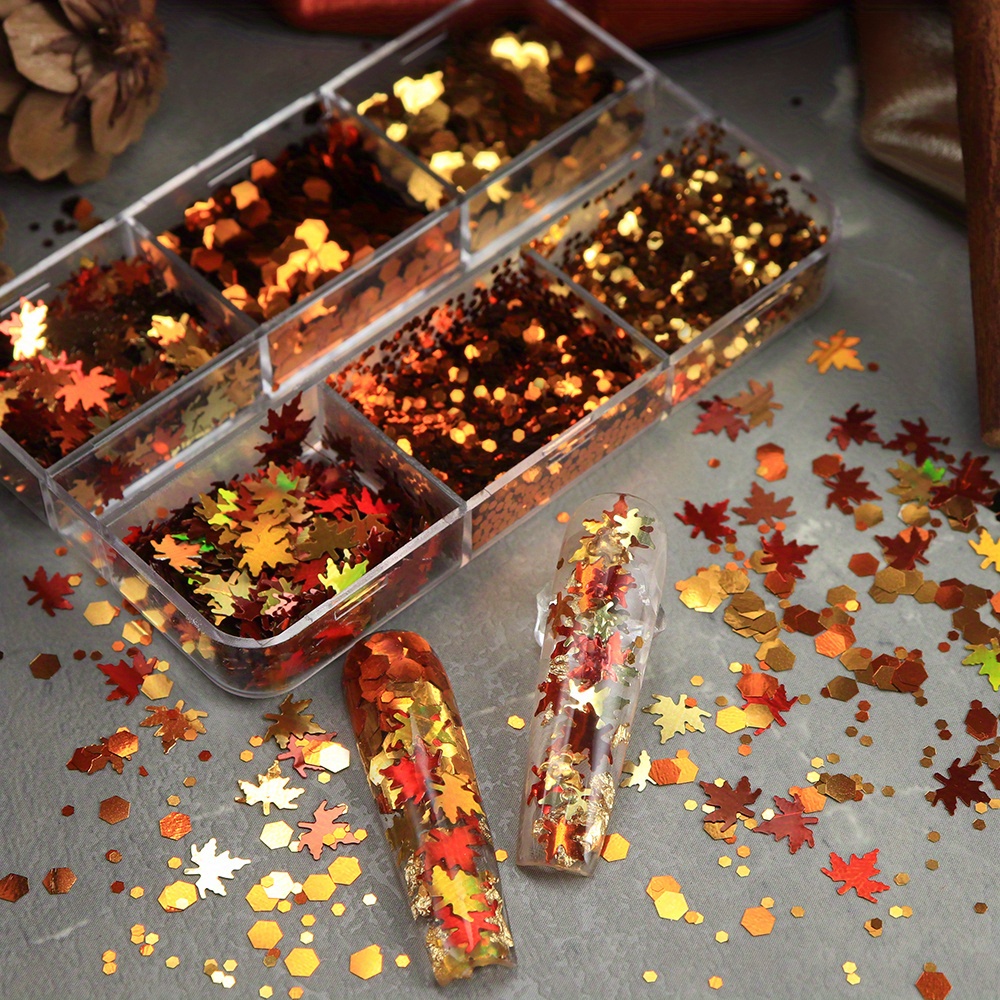 6 Rejillas de Lentejuelas de O - Gold Foil Flakes reseña y precio