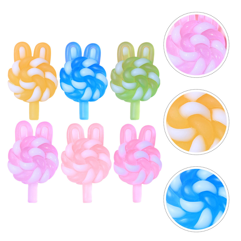 24 piezas de dijes de piruleta - Resin Craft Supplies reseña y precio
