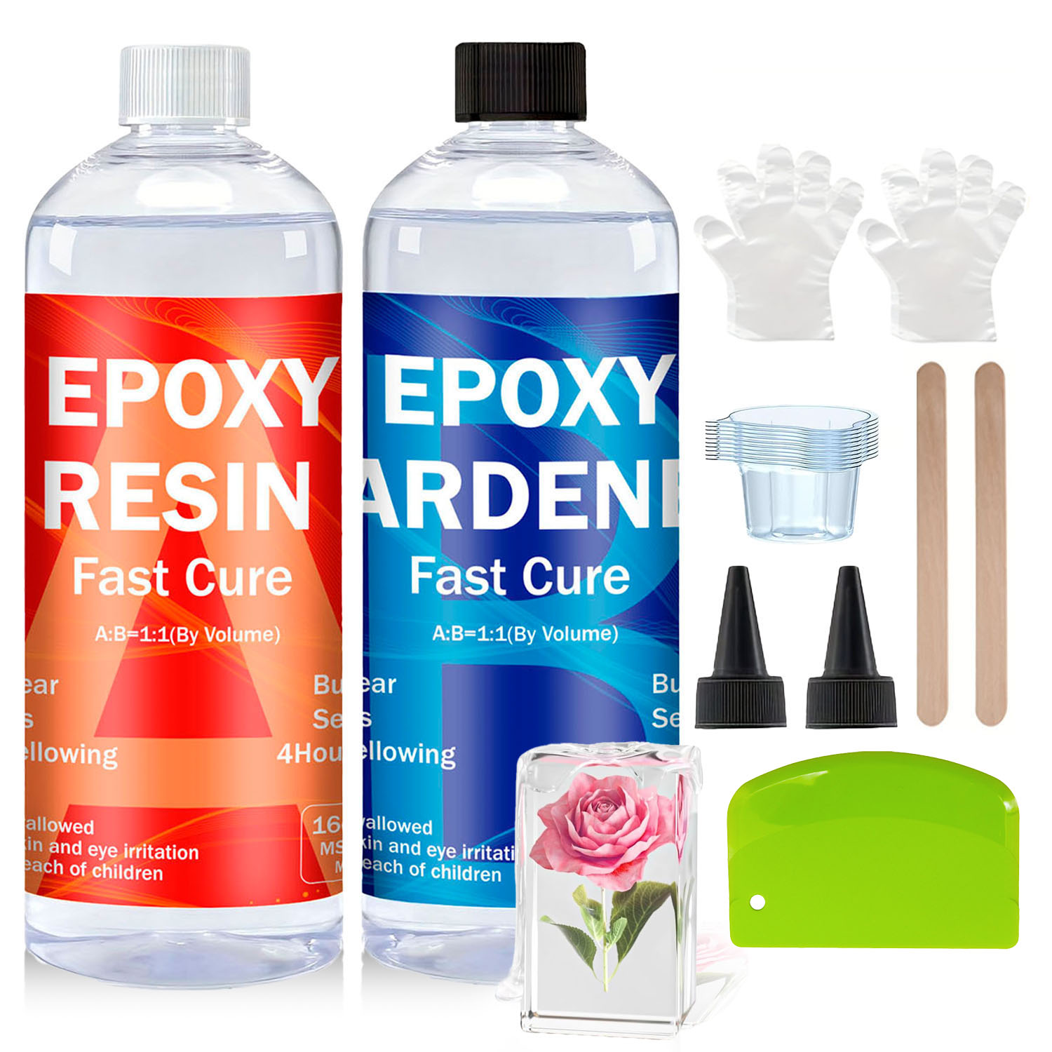 Kit de Resina Epoxi Transparen - Resin Jewelry Kit reseña y precio