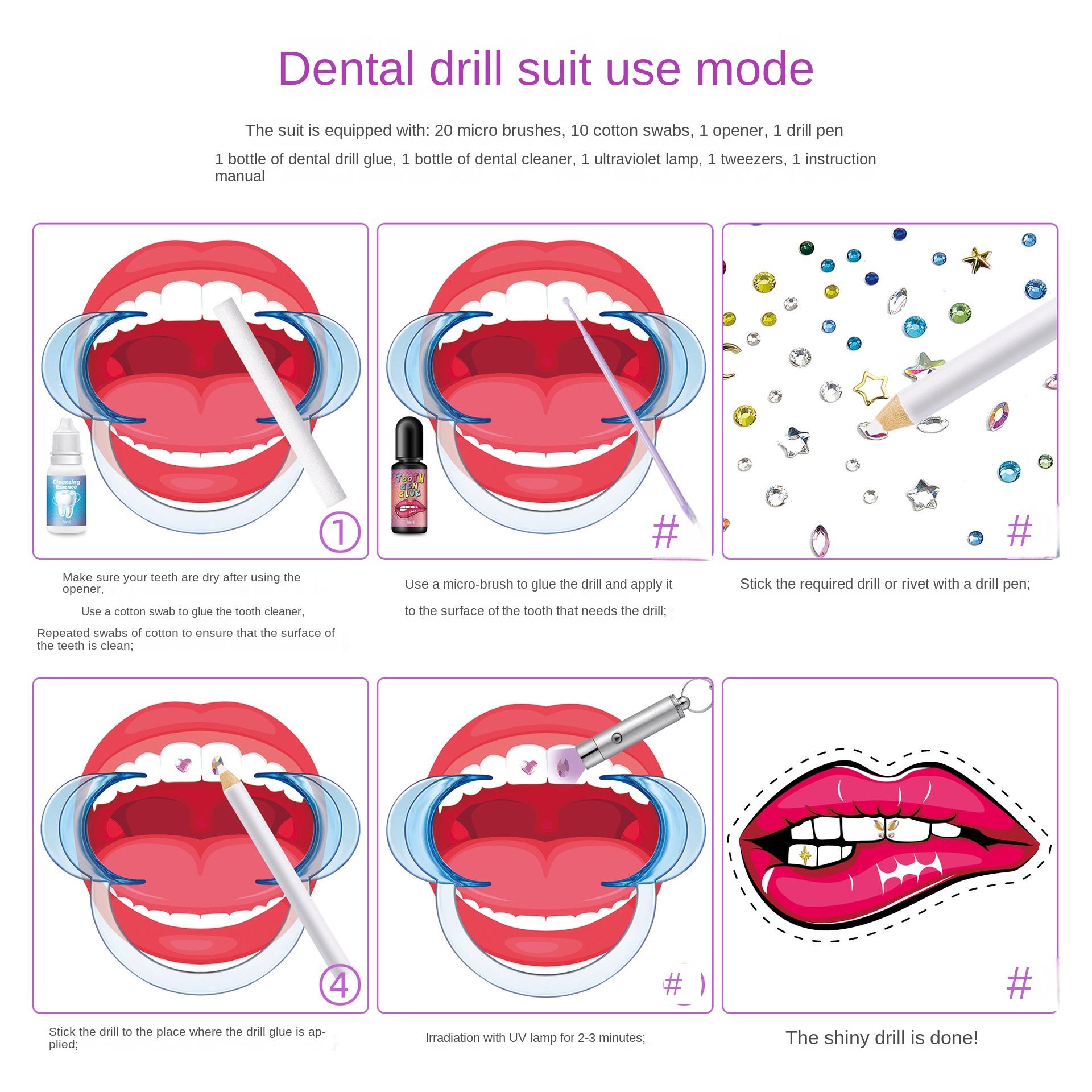 Kit de Gemas Dentales DIY, Kit - Resin Jewelry Kit reseña y precio