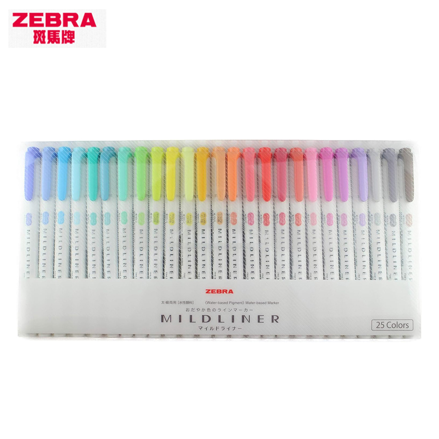 Resaltadores Mildliner de cebr - Zebra Pen Mildliner reseña y precio