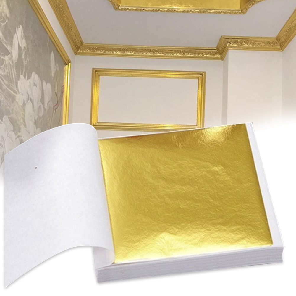 100 Uds. Hojas de papel de dis - Gold Foil Flakes reseña y precio
