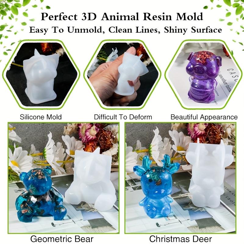 Juego de 19 moldes de resina,  - Resin Jewelry Kit reseña y precio