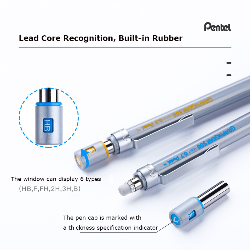 Pentel-lápiz mecánico GraphGea - Pentel Pen Graphgear reseña y precio