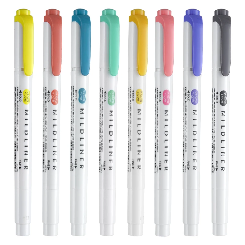 Marcadores Mildliner ZEBRA de  - Zebra Pen Mildliner reseña y precio