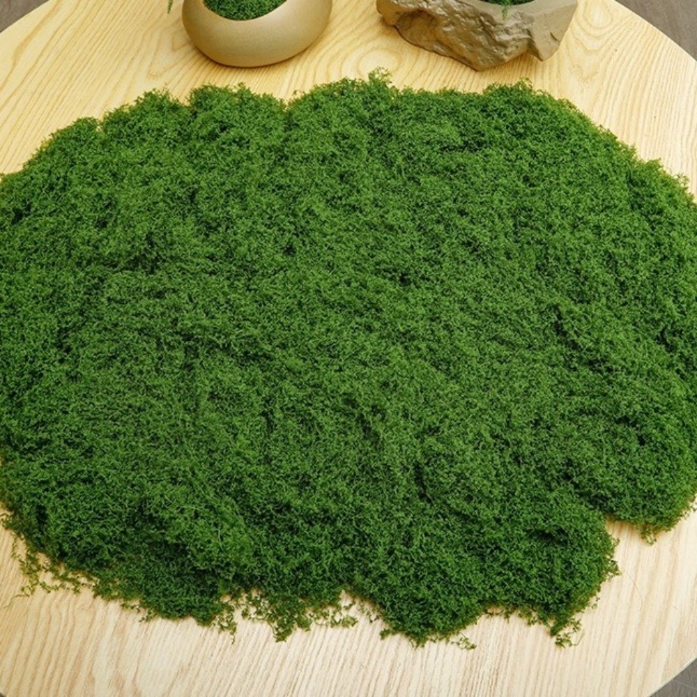 Musgo Artificial de Poliéster  - Terrarium Moss Art reseña y precio